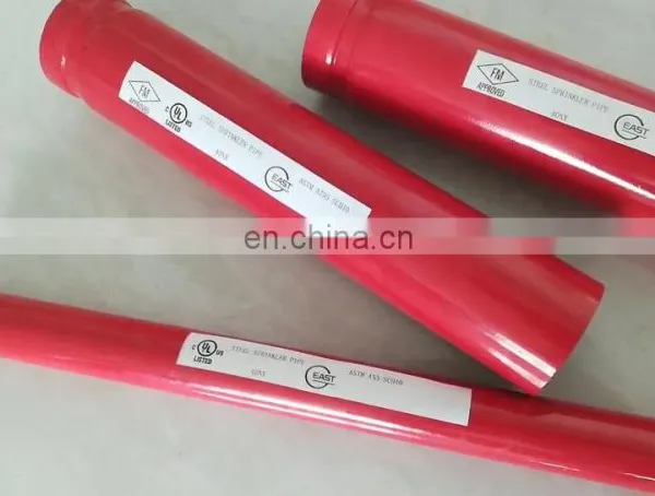 End Grooved Welded Steel Sprinkler Water System Pipe photo-5