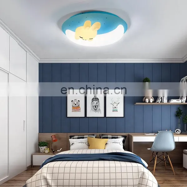 High Quality Wholesale Led Decoration Cartoon Animals Ceiling Light for Kids Bedroom photo-3