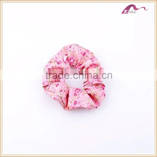 Girls Print Flower Scrunchies For Hair Accessories photo-3