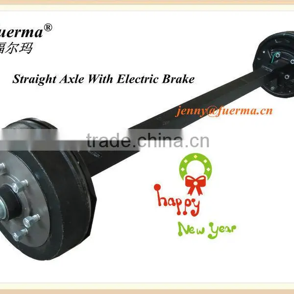 Box Trailer Axle With Electric Brake System