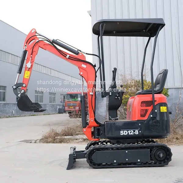 1 TON EXCAVATOR WITH BOOM SWING AND RETRACTABLE UNDERCARRIAGE FOR SALE photo-4