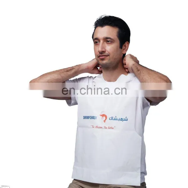 Adult Custom Printed Restaurant Plastic Disposable Lobster Bib photo-5