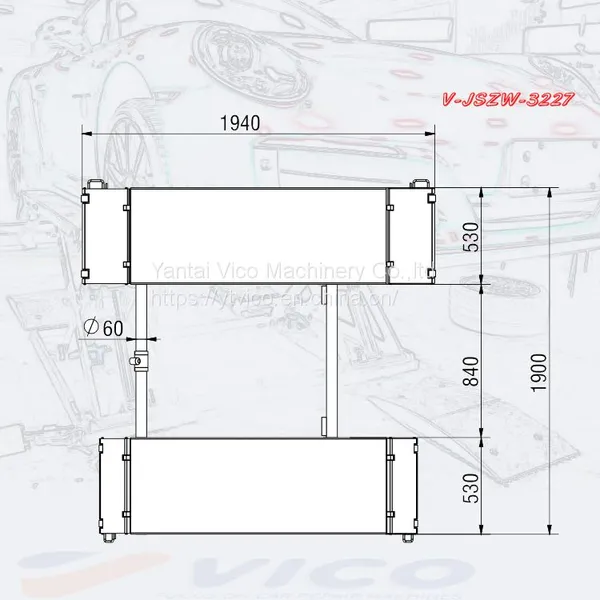 PORTABLE MID-POSITION SCISSOR LIFT # V-JSZW-3227 photo-3