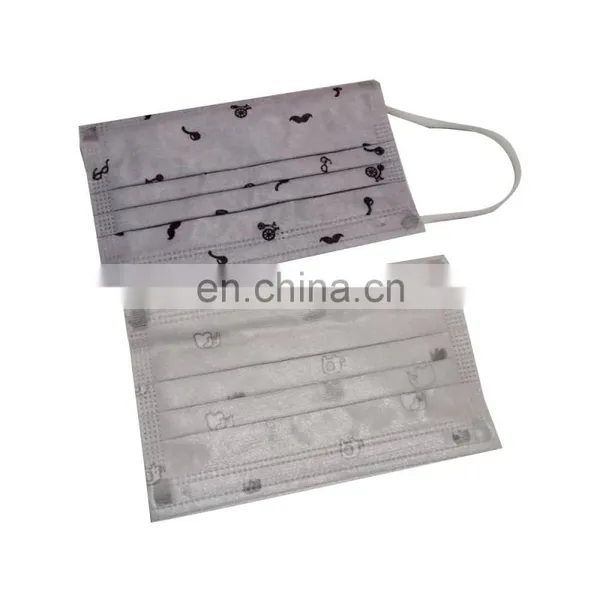 Wholesale Woven Disposable Masks 3-Ply Non Woven Face Mask Disposable Medical Face Masks photo-5