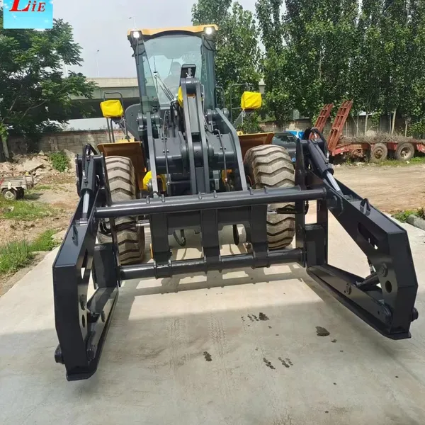 XCMG Wheel Loader Attachments Grapple Oilfield Pipe Grapple Attached for Wheel Loader photo-4