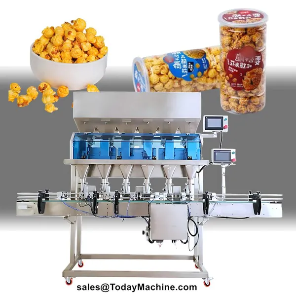 Automatic Weighing Oat Oatmeal Coffee Beans Bottle Filling Packing Machine photo-5