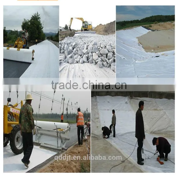 PP Long Fibers or Short Staple Fiber Needle Punched Nonwoven Geotextile Price photo-6