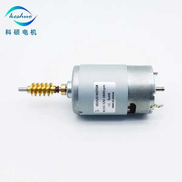 KS-555 DC Motor With Worm Screw and 12PPR Encoder for Coffee Machine photo-3