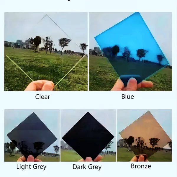 Clear Blue Green Opal Brown Polycarbonate PC Solid Sheet for Roofing 4*8feet photo-4