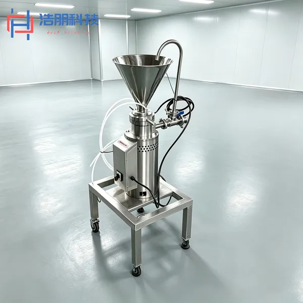 Industrial Colloid Mill High Shear Wet Grinder SUS304 Emulsifier Homogenizer High Viscosity Food Processing Equipment photo-3