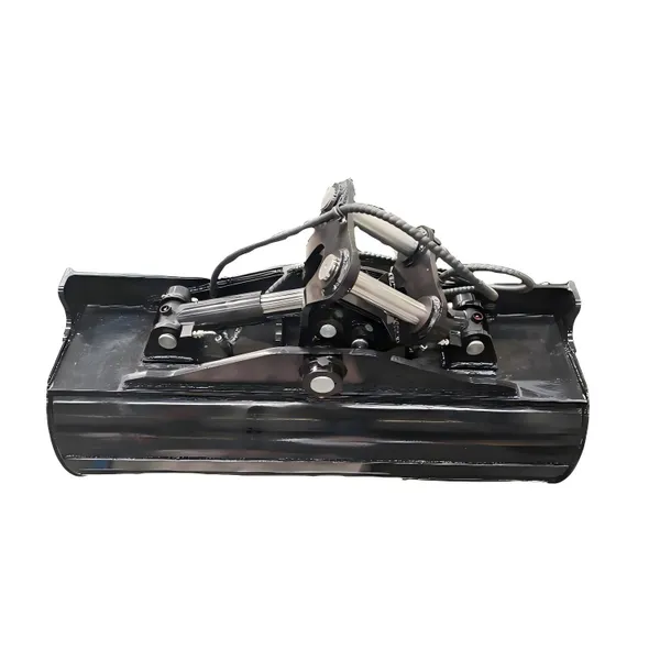 Excavator Tilt Grading Bucket 6T | One-Pass Precision Leveling & Ditch Cleaning Attachment With Replaceable Edge, Heavy-Duty Hydraulic Tilt photo-3