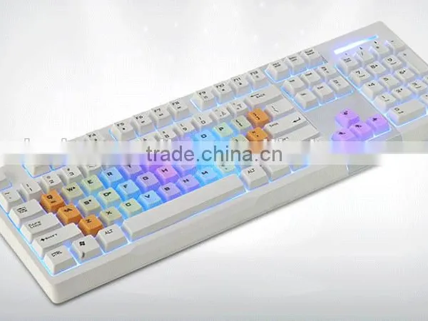 Wired Good Touch Feeling Low Voice Gaming Backlit Mechanical Keyboard photo-6