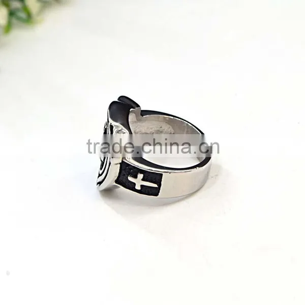 Ally Express Cheap Wholesale Ring Punk Jewelry Rings Silver Ring Blanks photo-4