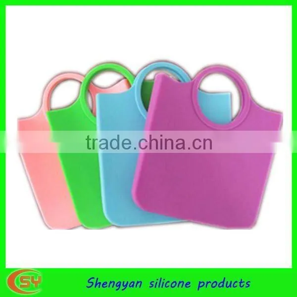 Fashion Big Silicone Shopping Bag,silicone Coin Bag,silcione Basket Bag