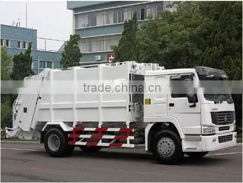 High Quality Howo Compacted Garbage Truck With Big Capacity For Sale