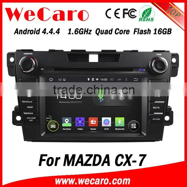 Wecaro in Dash Touch Screen Android 4.4.4 Car Radio Multimedia Dvd Player for Mazda Cx-7 Autoradio Car Dvd Gps Navigation System photo-5