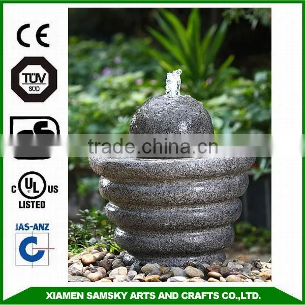 Garden Decoration Fiberglass Rolling Sphere Fountain