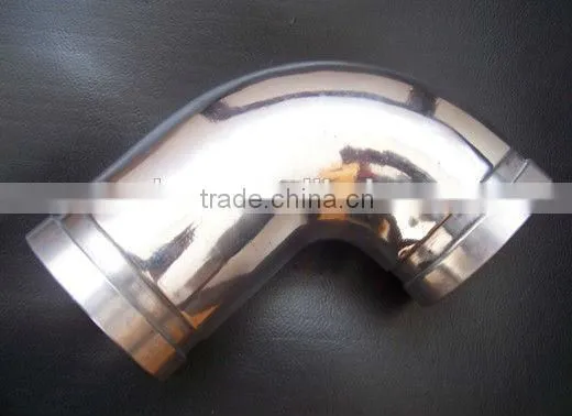 3 Inch 90 Degree Grooved Aluminum Painted or Polished Pipe Elbow for Water Truck Pipe Fittings photo-3