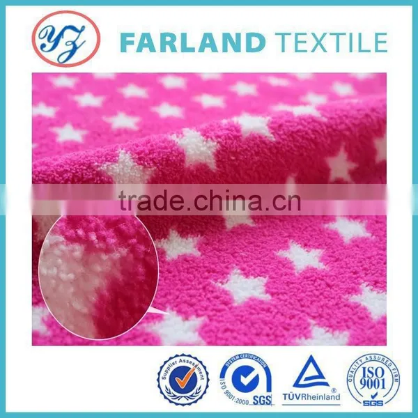 Double Coral Velvet Star 100%polyester Fabric photo-3
