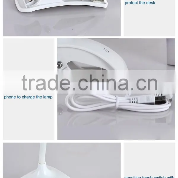 Rechargeable Flexible JK853C in Door LED Popular Clip Lamp Style Multi-color Computer Desk Lamp Led Touch Bedside photo-4
