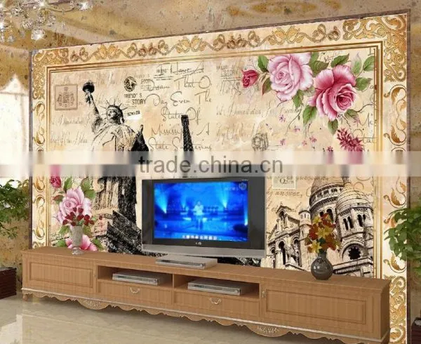 Best Design Top Printing For 3D Glass TV Back Wall OEM/ODM Order photo-3