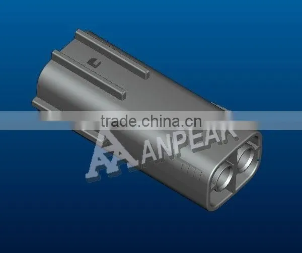 2pin Wire to Wire Electrical Vehicle Plug and Housing photo-2