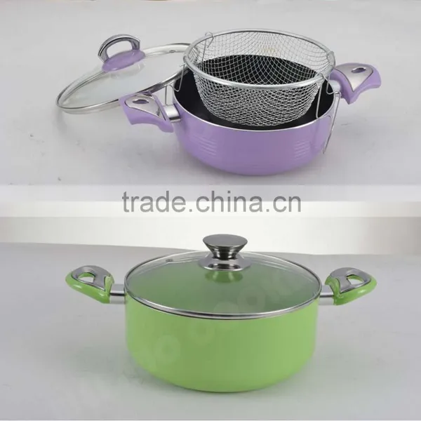 2016 Aluminium Best Sale New Design Non Stick Casserole High Quality Casserole Sauce Pot Set photo-2