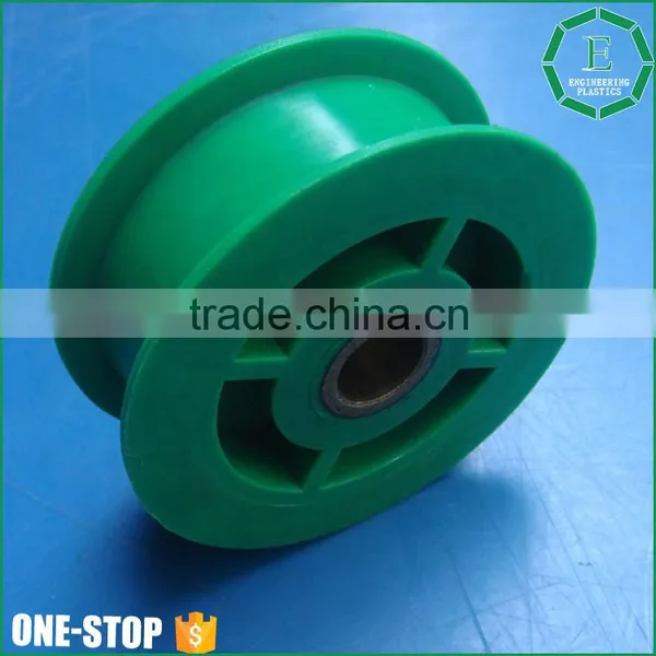 Custom Made Engineering Sheave Pulley Parts POM-H Acetal Plastic Cnc Machining Products photo-5