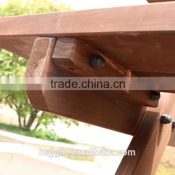 Outdoor Wooden Beer Garden Table and Bench photo-4