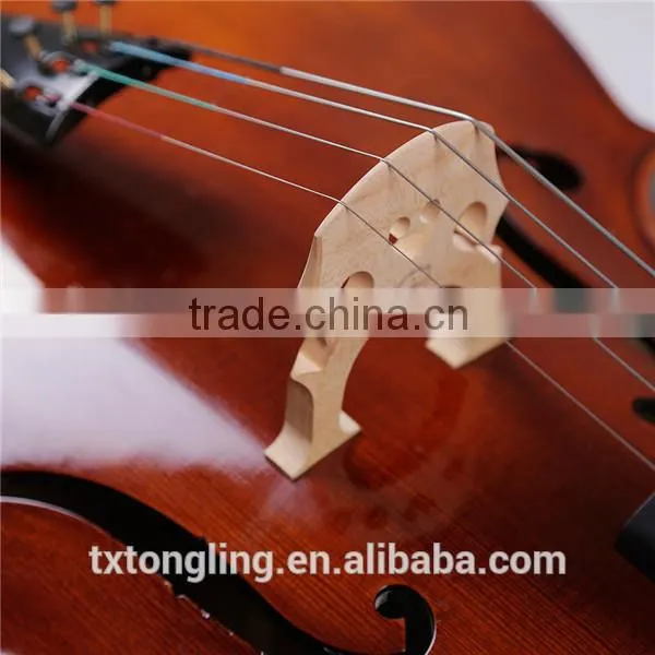 High Quality Handmde Varnish Maple Cello Natural Flamed Antique Cello TL013 photo-6