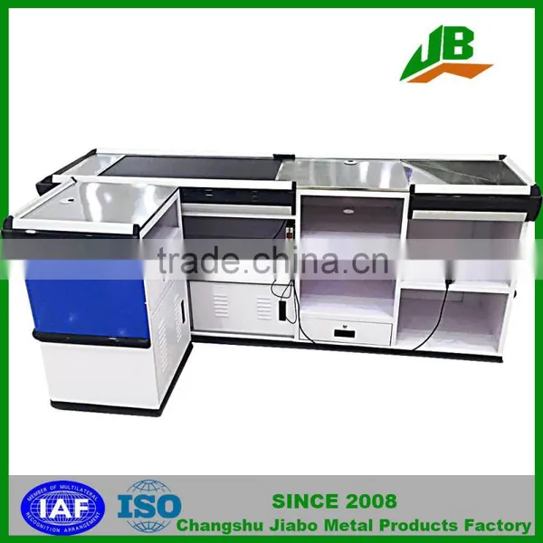 Checkout Counter for Supermarket , Cash Register,Cashier Counter Checkout Counter With Conveyor Belt photo-2