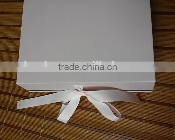 2016 High Quality Paper Box for Cosmetic Packaging/Gift Packaging With Silk Tie photo-3