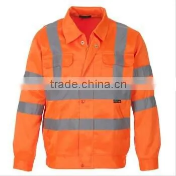 EN20471 High Visibility Fluorescent Color Reflective Safety Jacket photo-5