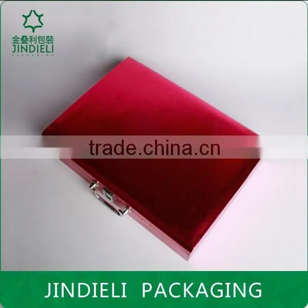 Fashion Luxury Beauty Leather Wooden Cosmetic Box photo-3