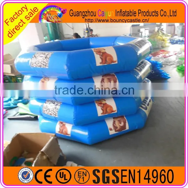 Mini Fun Inflatable Swimming Pool Blue Pool Equipment For Family Used photo-5