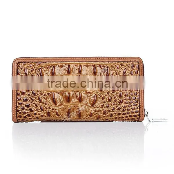 Crocodile Skin Young Men Wallet Genuine Leather photo-5