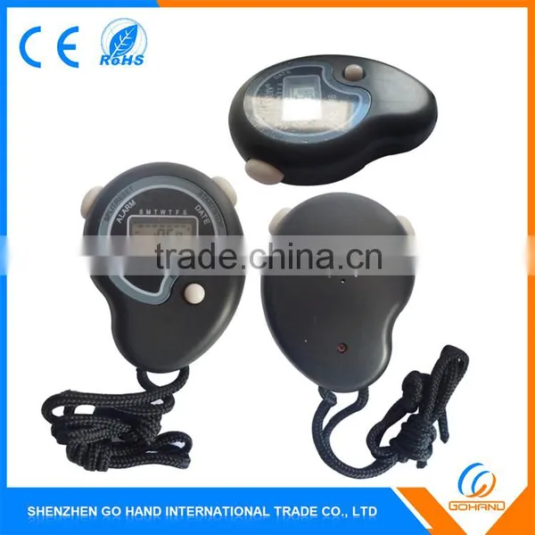 China Supplier Fashion Plastic Button Battery Professional Stopwatch photo-3