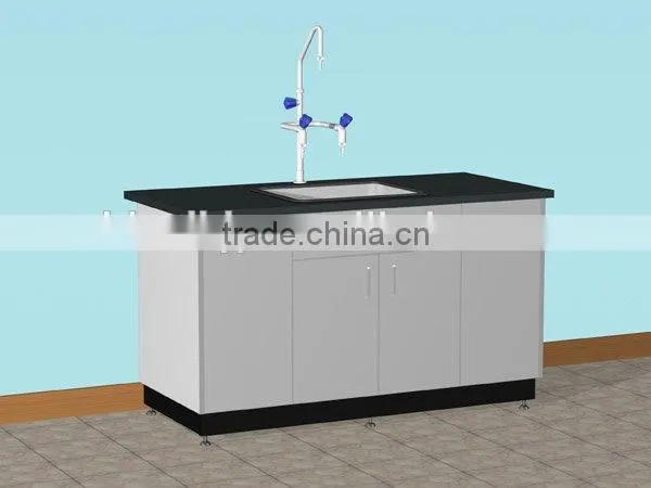 Lab Steel Lab Bench Steel Sink Table Lab Furniture More Than 15 Years photo-6