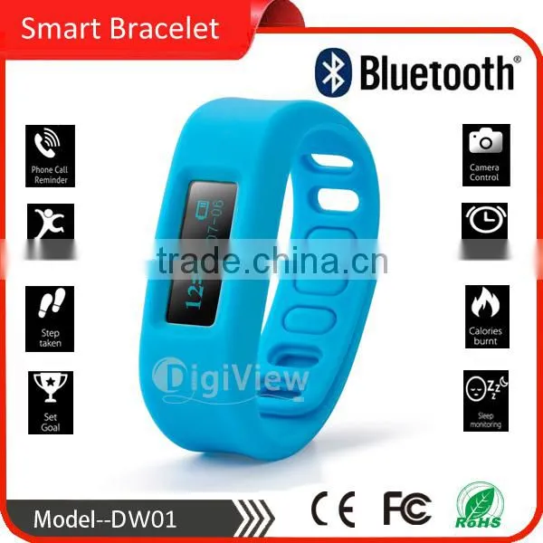 OLED Smart Bluetooth Bracelet Manual Use Multifunction Fitness Smart Bracelet Wireless Activity Sport Pedometer Tracker
