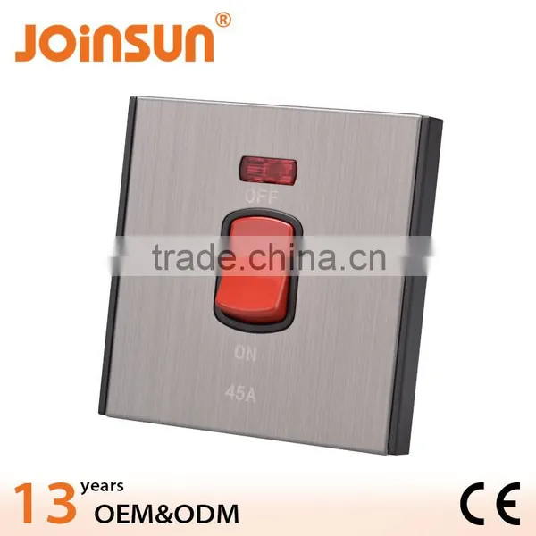 V0 Fireproof PA With CE 45A Air Condition Wall Switch photo-2