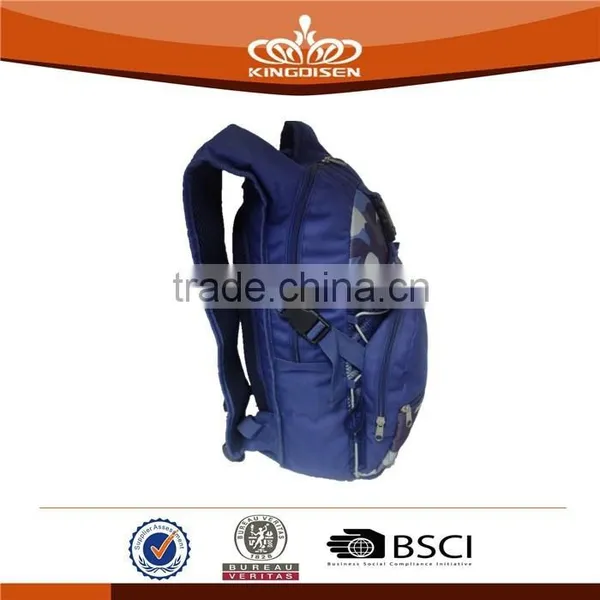 2015 Durable Military Blue Buckle Braid Hiking Backpack photo-3