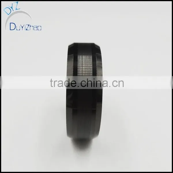 8mm Tungsten Carbide Ring Black Tungsten Ring Popular Tungsten Ring photo-2