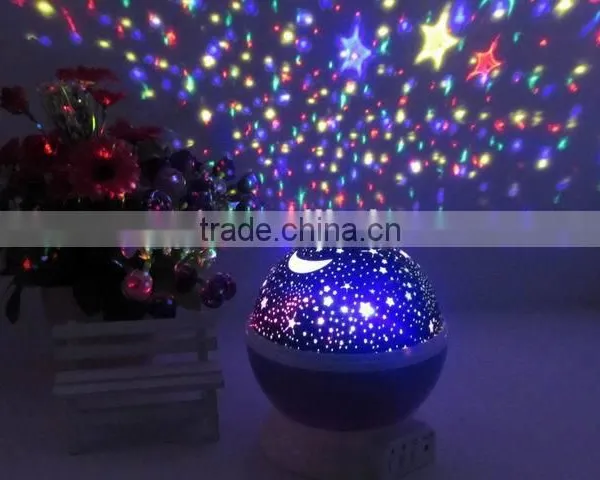 Led Kids Muti-color Led Rotating Lamp Light Led Projector RGB Indoor Led Lamp Rotating Room Light photo-6