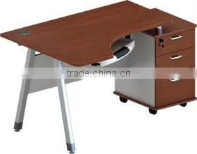 Metal Frame Wooden Office Ergonomic Desk photo-2