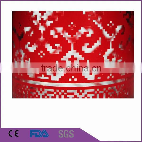 Best Selling High Quality Colorful Decal Glass Candle Jar photo-2