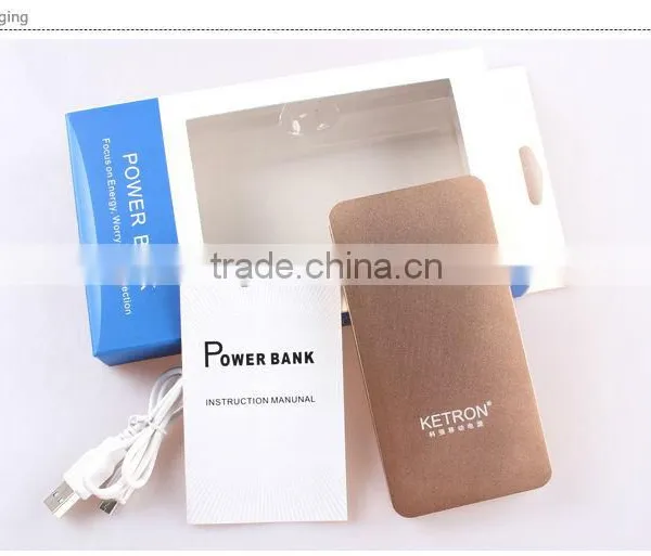 Li-polymer Delicacy High Capacity Led Light Ultra-thin Power Bank 2.1a photo-5