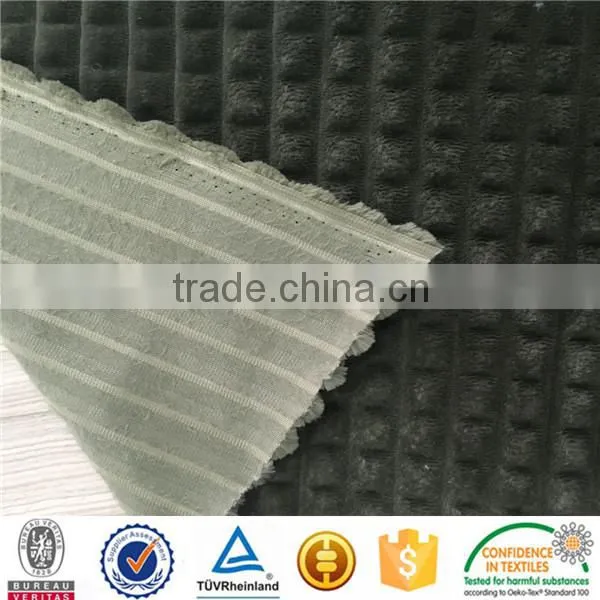 100% Polyester Animal Jacquarding Velboa Fabric Suitable for Slipper photo-4