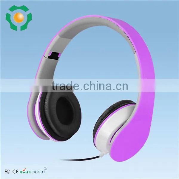 Colorful 3.5mm Silent Disco Headphone, on Ear Stereo Foldable Headphone photo-6