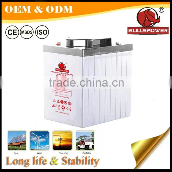 Long Warranty Time Renewable System 6V 420ah Best Price Cheap Solar Sla UPS Battery photo-3