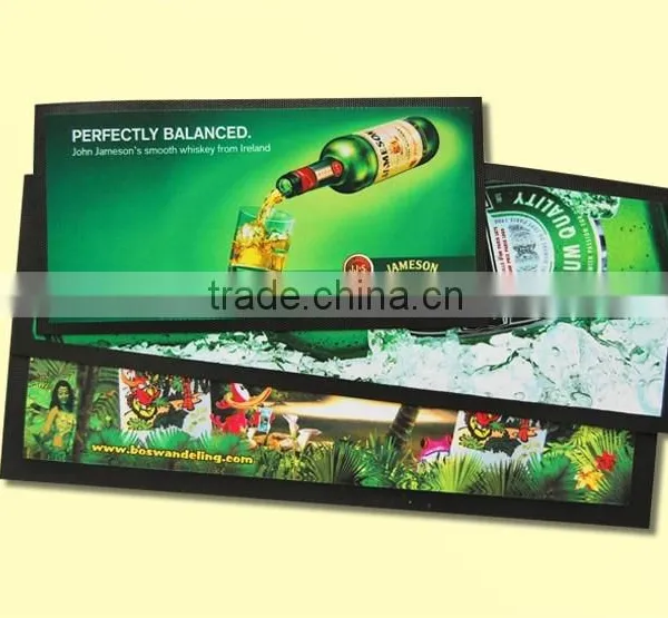 Hot Sale Printed Customized Rubber Bar Runner